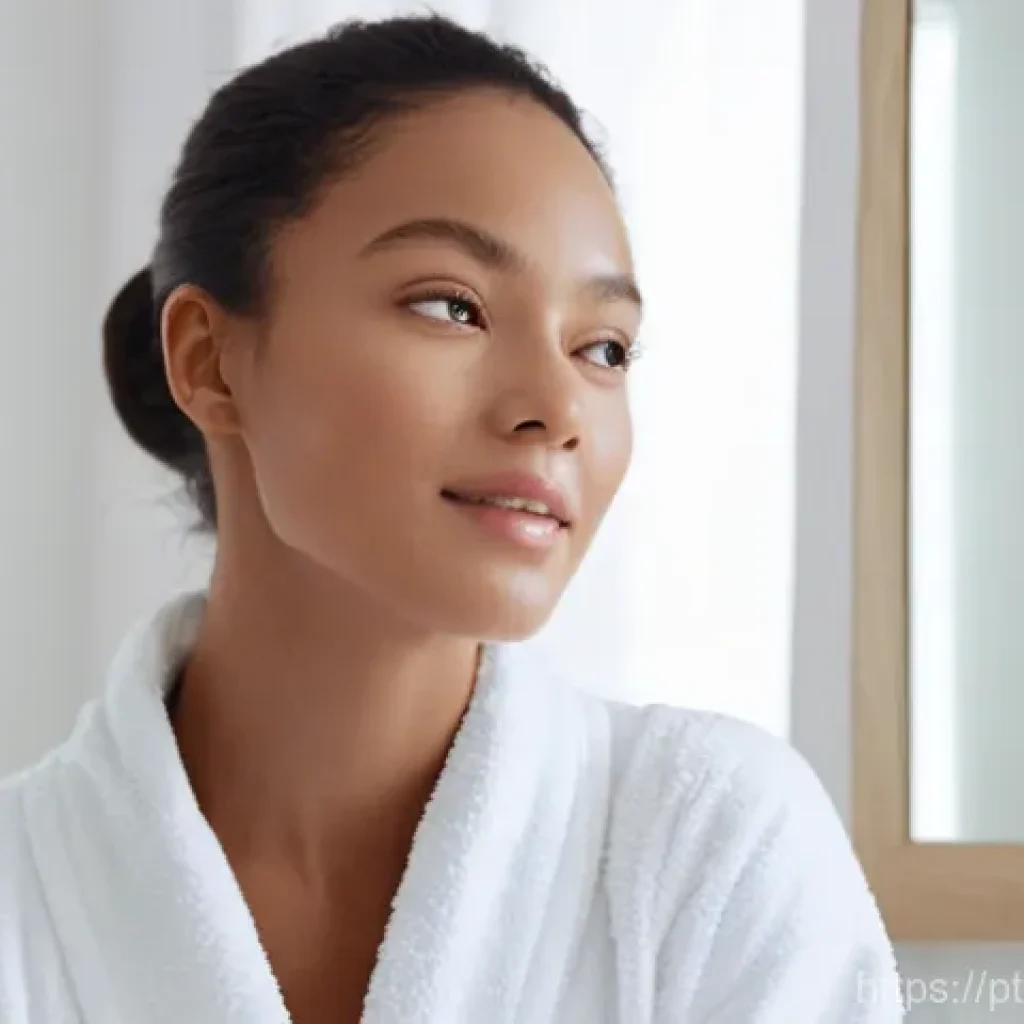 피부과와 성형외과 차이 - **Prompt for Skincare Routine & Prevention (Dermatology focus):**
    "A young woman, mid-twenties, ...